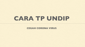 TP UNDIP CEGAH CORONA
